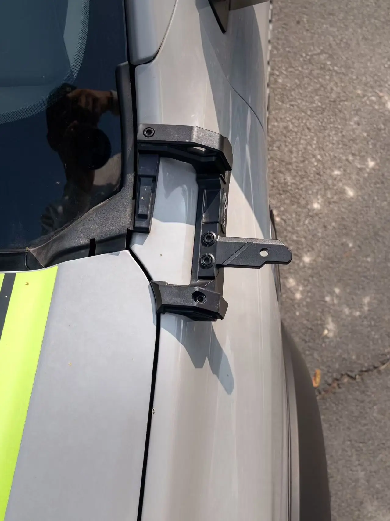 JHO  A-Pillar Dual Light Bracket for Ford Ranger 2023-2026 Aluminum Magnesium Alloy Pod Mount Offroad Accessories