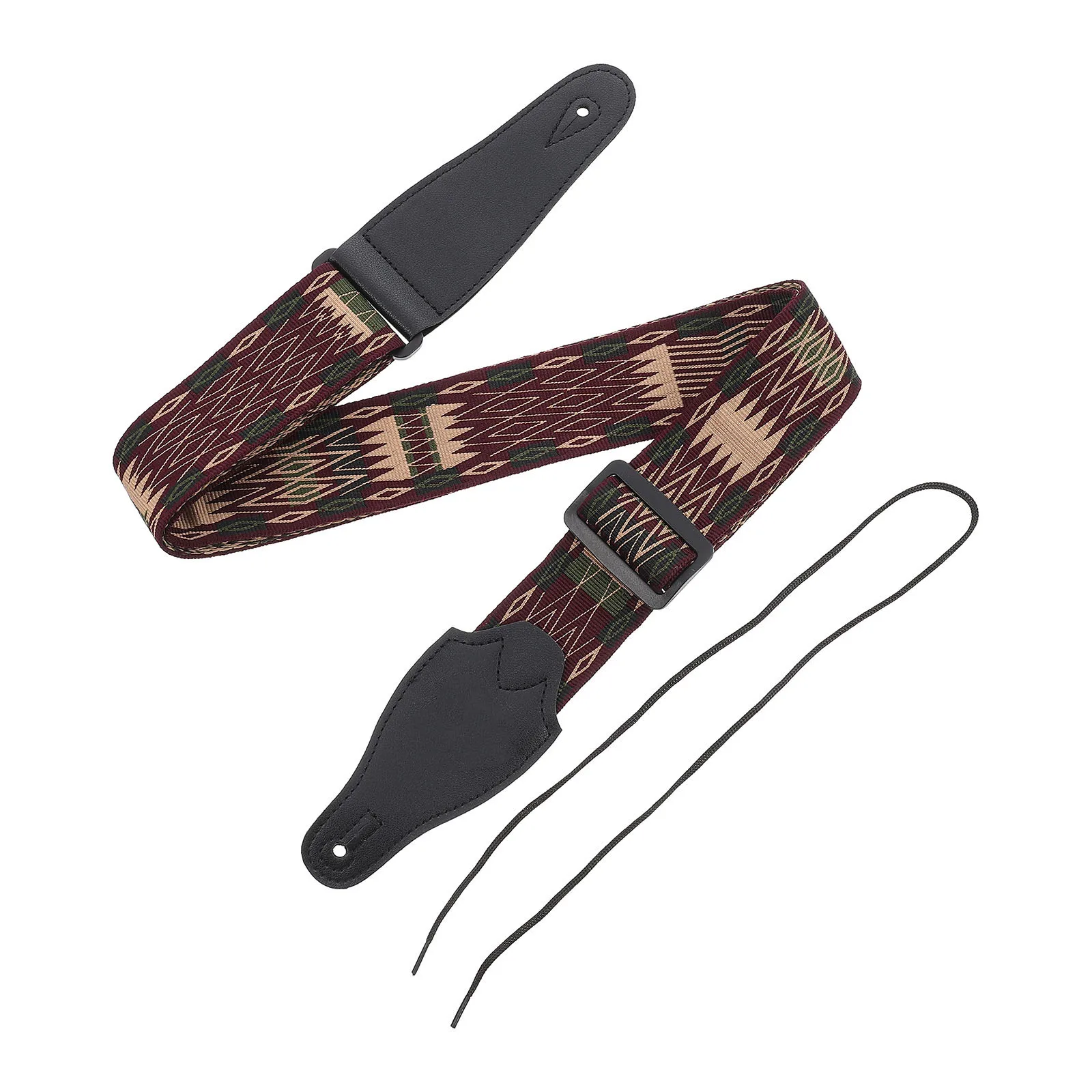 

Guitar Strap Adjustable Electric Belt Parts Cotton Replacement Durable Anti Wear Professional Folk Guitar Accessory