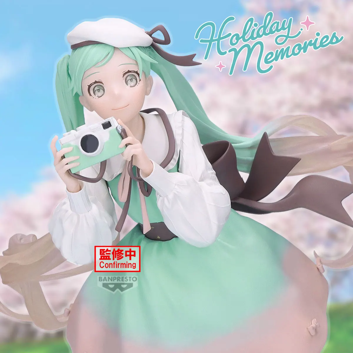 Original BANDAI Banpresto Piapro Vocaloid Hatsune Miku Dress Camera Ver Anime Figures Action Figure Model Toys Christmas Gifts