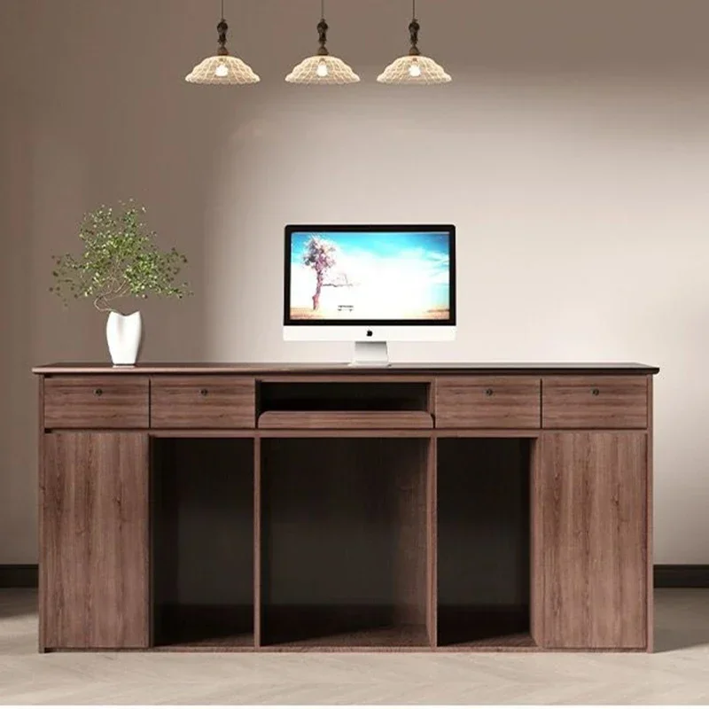 Italian Style Nail Salon Reception Desks Clothing Store Modern Beauty Salon Reception Desks Simplicity Furniture Receptie HBRD