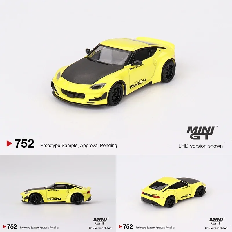 

MINIGT 752 1:64 Z Pandem Ikazuchi Yellow Diecast Diorama Model Collection Miniature Toys