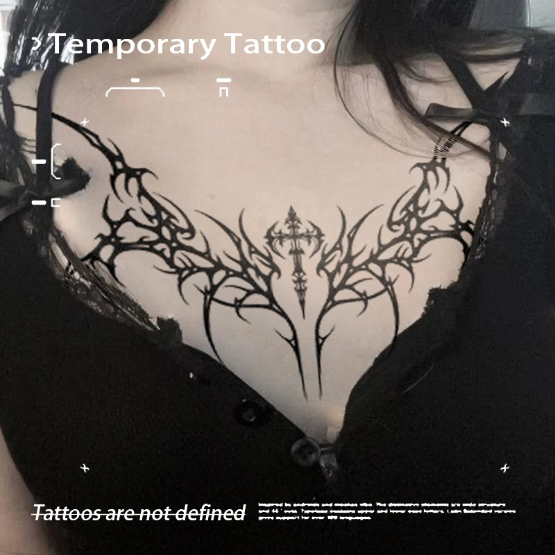 

Очаровательные крылья ангела, татуировка с травяным соком, наклейка, сексуальная горячая девушка, временные татуировки на талии, водонепроницаемая поддельная татуировка, подарок на вечеринку Y2K