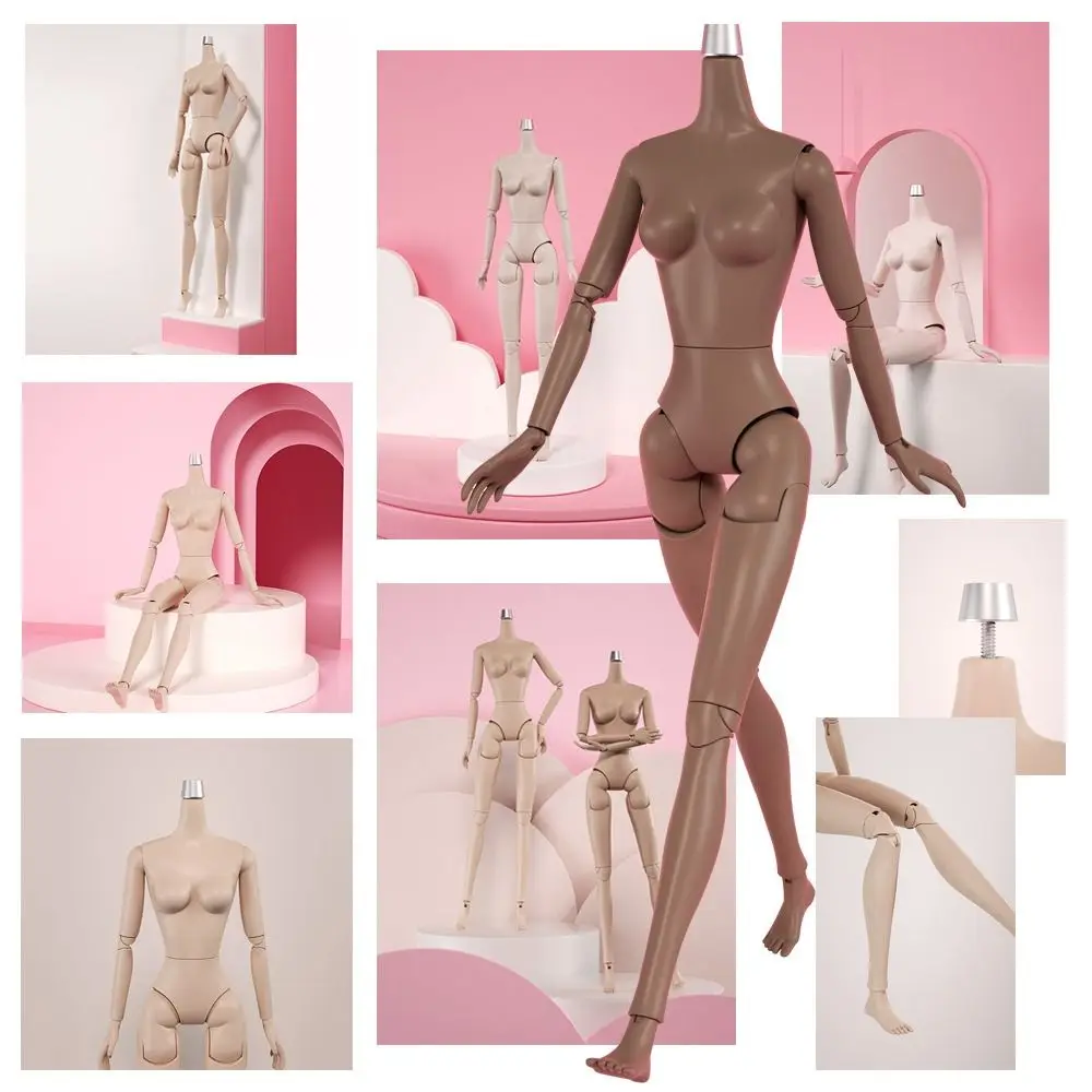 

Doll Accessories Multi Joints Doll's Body Replacement 26.5cm Height 1/6 Model Body Movable White Skin BJD Doll Body DIY Toy