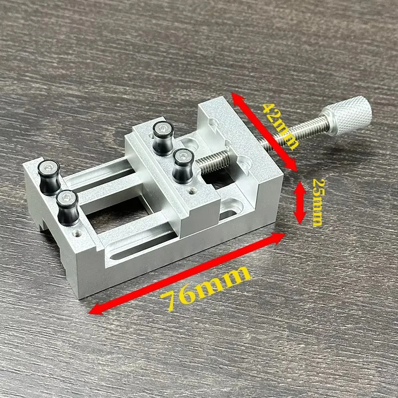 

【Best-selling】Small Precision Mini Vise Workbench Walnut Fixed Fixture Multifunctional Aluminum Alloy Vise Accessories Motherboa