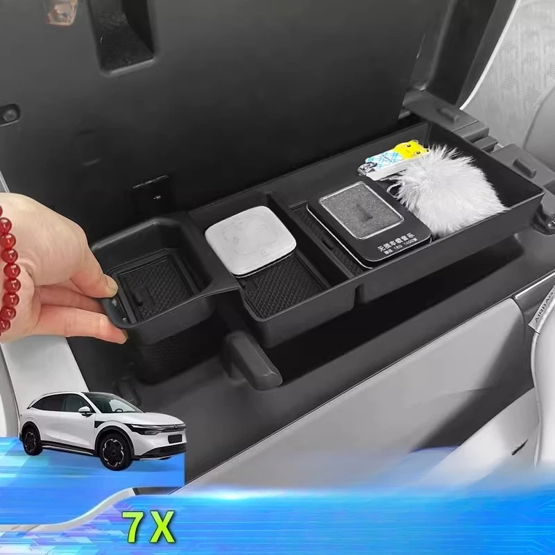 

For Zeekr 7X Central control armrest box compartment storage box interior modification