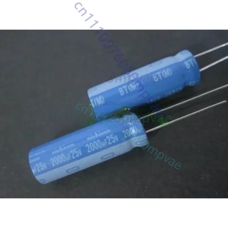 20pcs Japanese genuine NICHICON 25v 2000uf BT 10x30 high-temperature resistant electrolytic capacitor