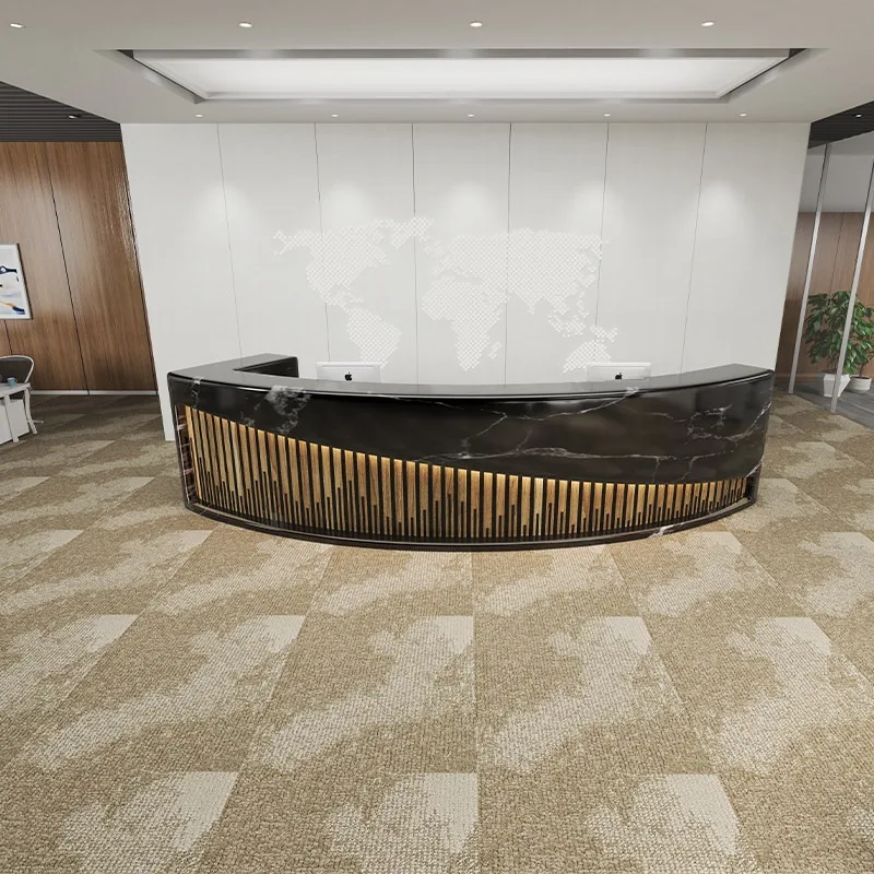 Designer Luxury Reception Desk Display Organizer Office Corner Reception Desk Modern Salon Bancone Reception Home Furniture