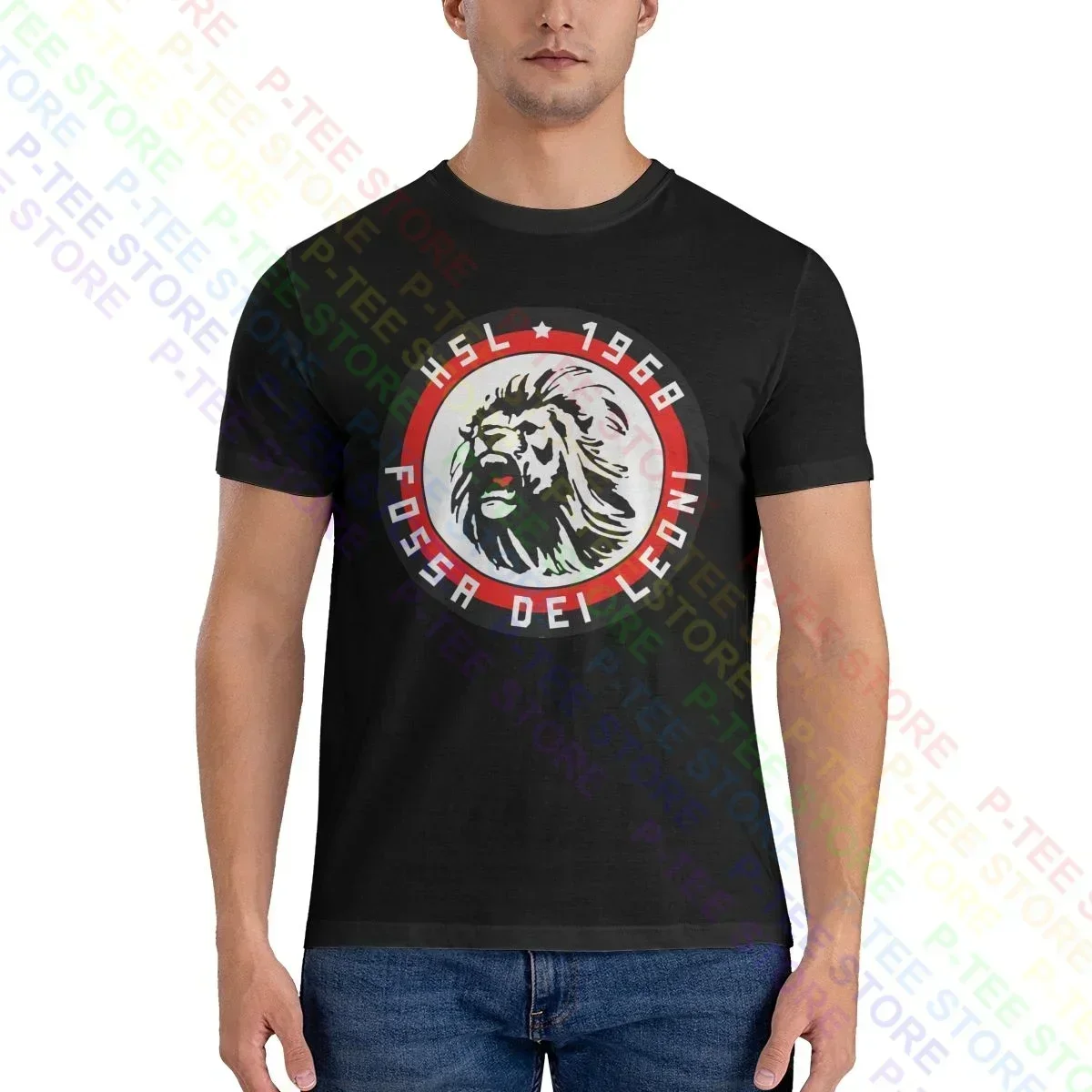 Camiseta Maglia Ultras Milan Curva Sul Fossa Dei Leoni, T-shirt Pop, Moda Única, Best Seller