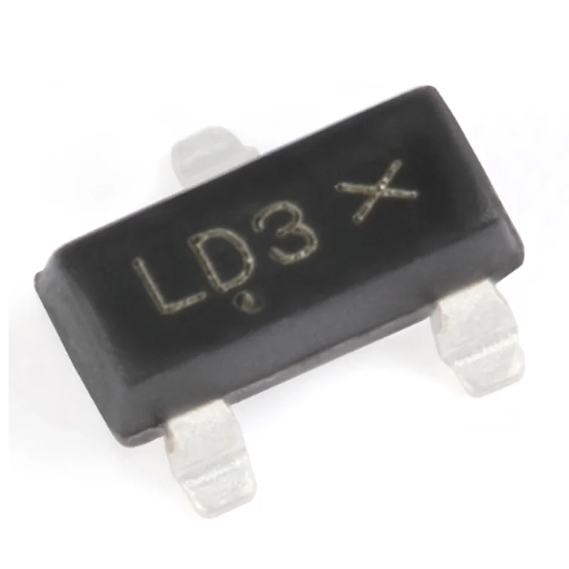 3000 Pieces (Per Pack) Brand New Original Bat54Slt1G with Silk Screen Ld3 Sot-23 30V/200Ma Smd Schottky Diode