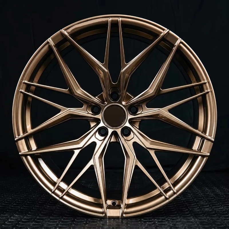 Custom Bronze Forged Alloy 5x114.3 5x130 5x112 15 18 24 26 Inch Car Wheel Rim