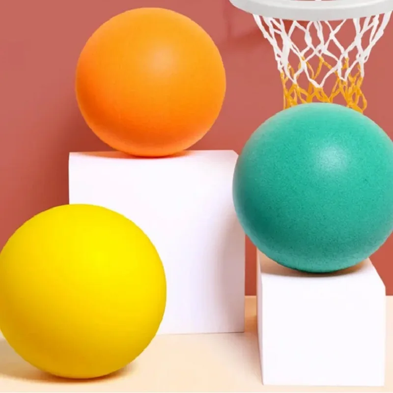 

PU Indoor Kid Mute Bounce Ball Toy Stress Relief Playground Boy Game Silent Play Home Sport Soft Foam Basketball Decompress Gift