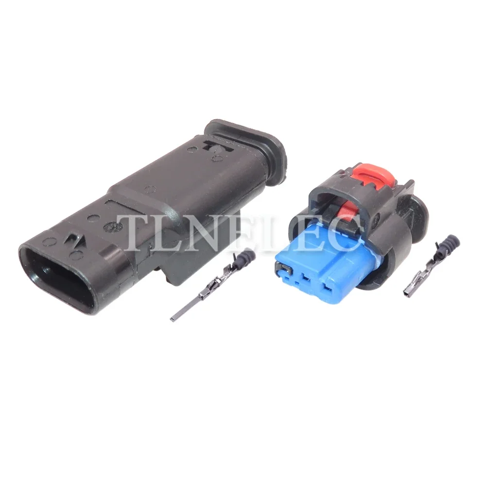 3 Pin Way Auto Sealed Socket with Wires Auto Wire Harness Connectors For Buick Roewe 1-2296695-1 2203771-1