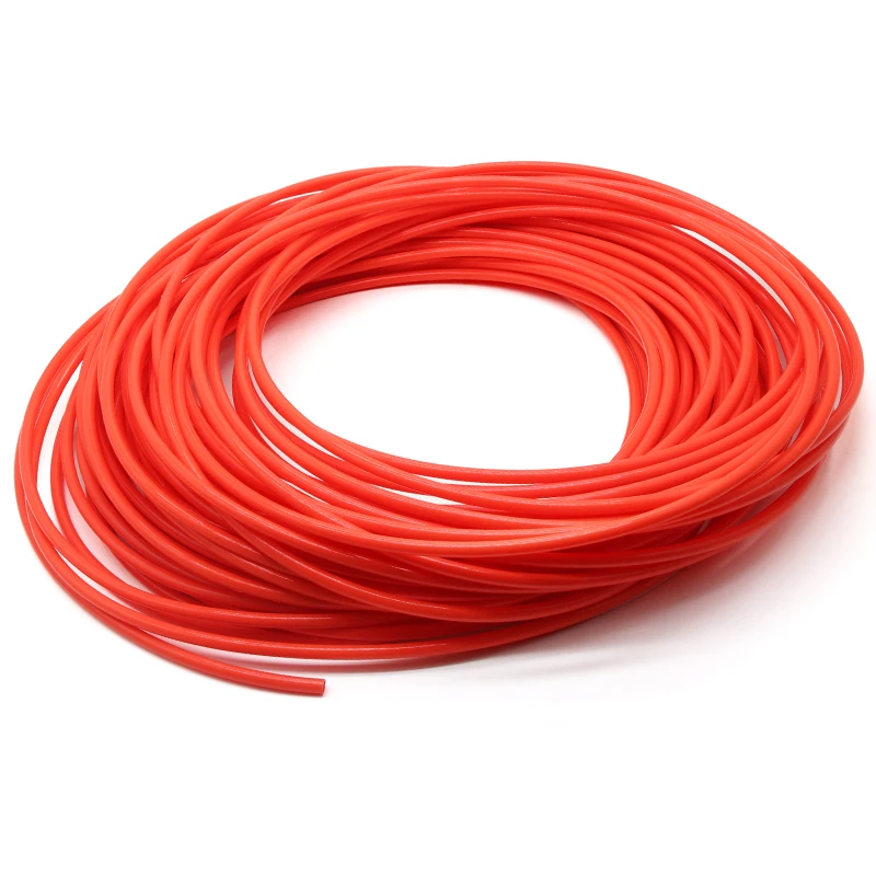 1~10m PTFE Tube FEP Insulated Hose Red ID 0.5 1 2 2.5 3 4 5 6 7 8 10 mm 600V Extruder J-head Rigid Pipe For 3D Printer Parts