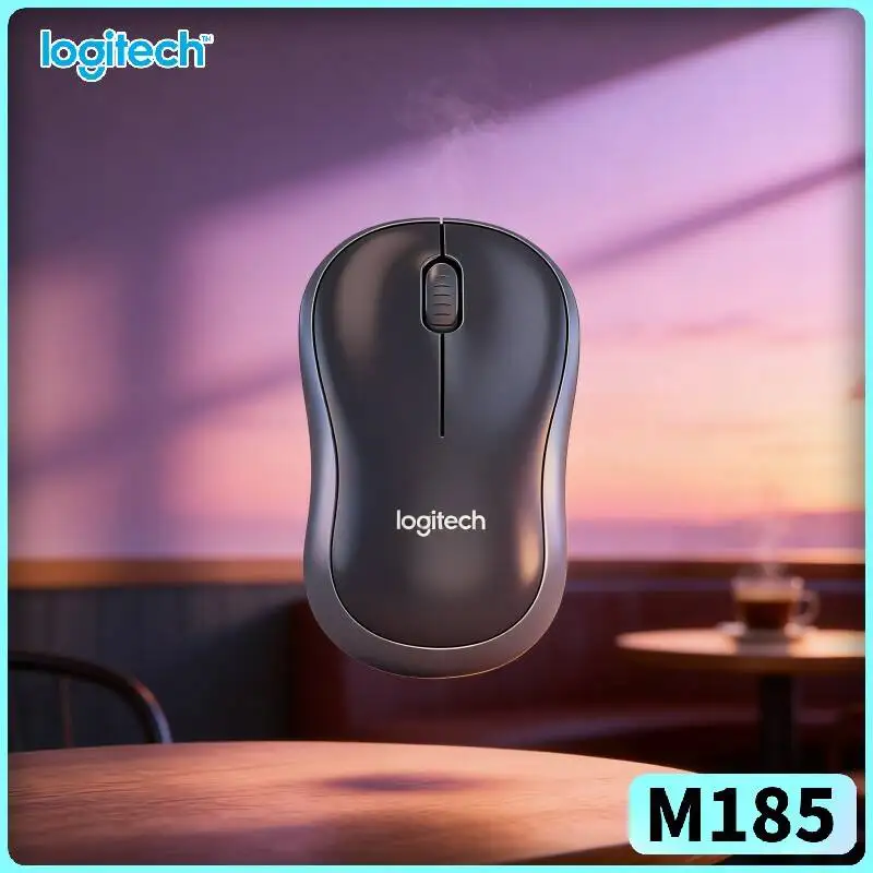 Logitech M185 Mouse-SystemCross 2.4GHz Nano Receiver 1000 DPI 10m Range 12-Month Battery Windows Mac Linux Tool