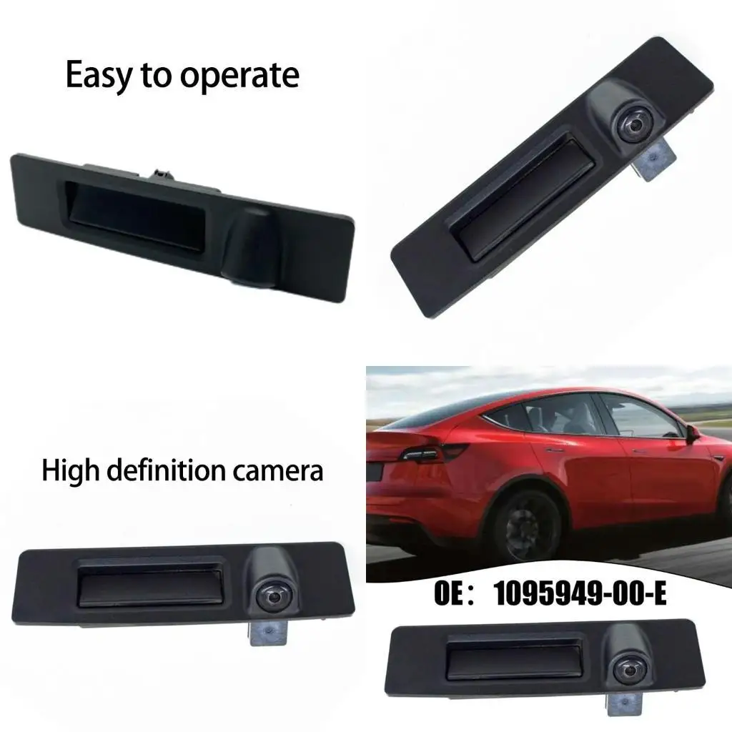 

31BC 1095949-00-E Rear Trunk Release Button Waterproof Backup Camera for 3 Y Tailgate Liftgate Button Auto Accessory