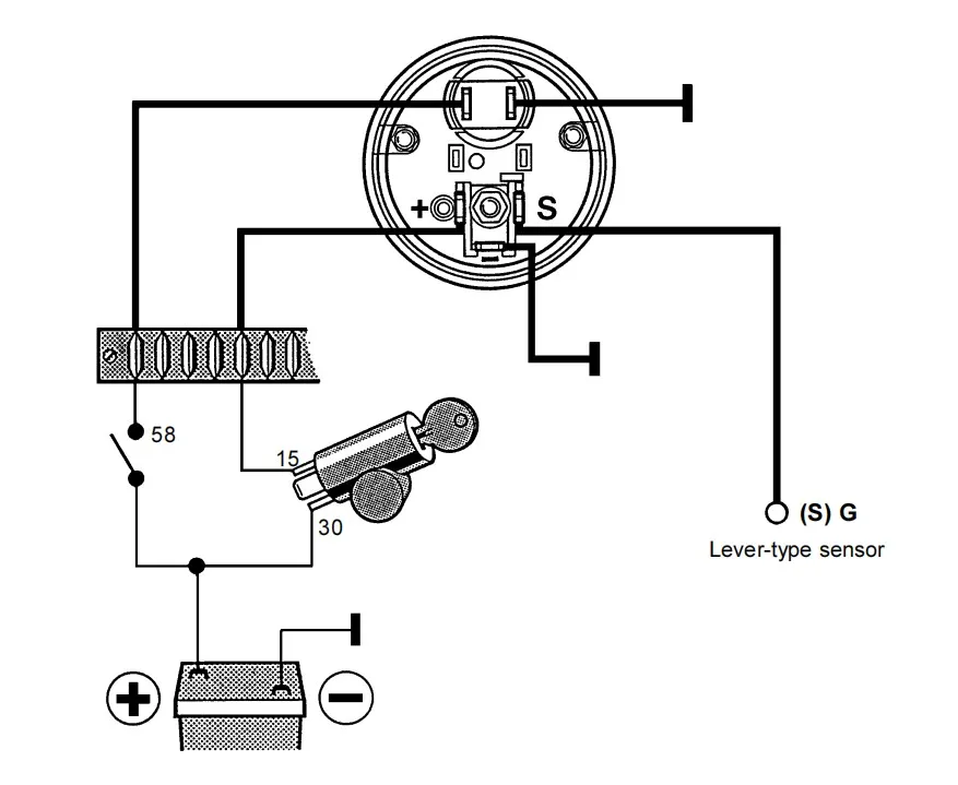 VDO Instrument Working Timepiece VDO Hour Clock