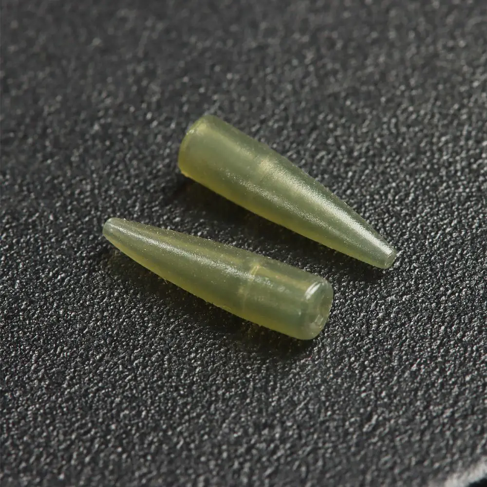 High Quality Chod Helicopter Rig Green Rubber Micro Carp Connect with Fishing Hook Fishing Accessories Sleeve Tail Rubber Cone