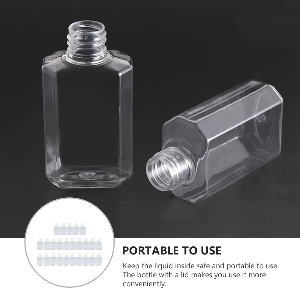 

25pcs Hand Soap Gel Bottle Refillable Travel Containers Empty Plastic Lotion Dispenser Leak-Proof Portable Toiletry Sub
