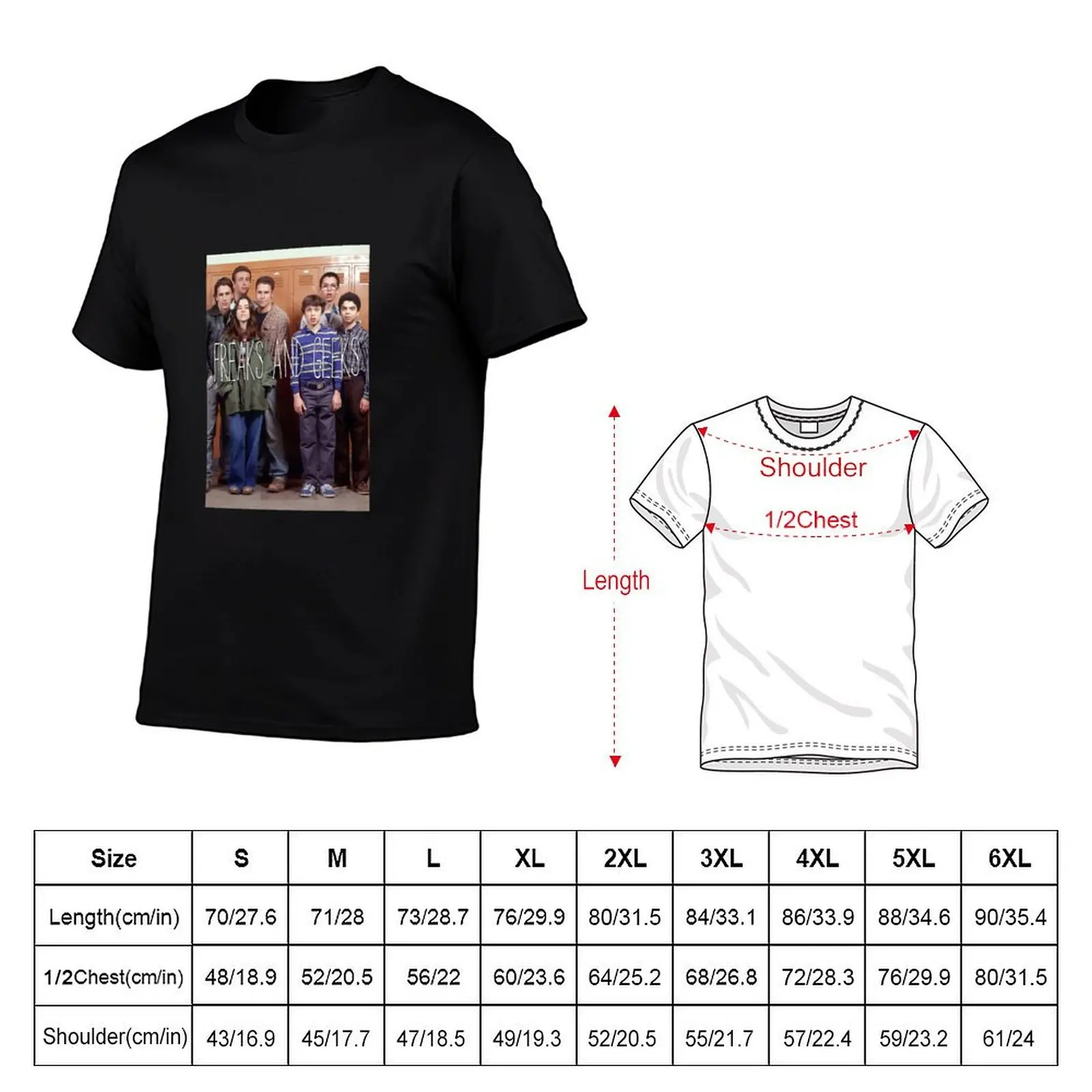 Freaks And Geeks T-Shirt Plus Size Workout Short Sleeve Top