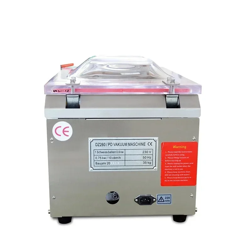 Small household small workshop desktop vacuum packaging machine dry temperature dual-purpose food inner vacuum sealing packaging