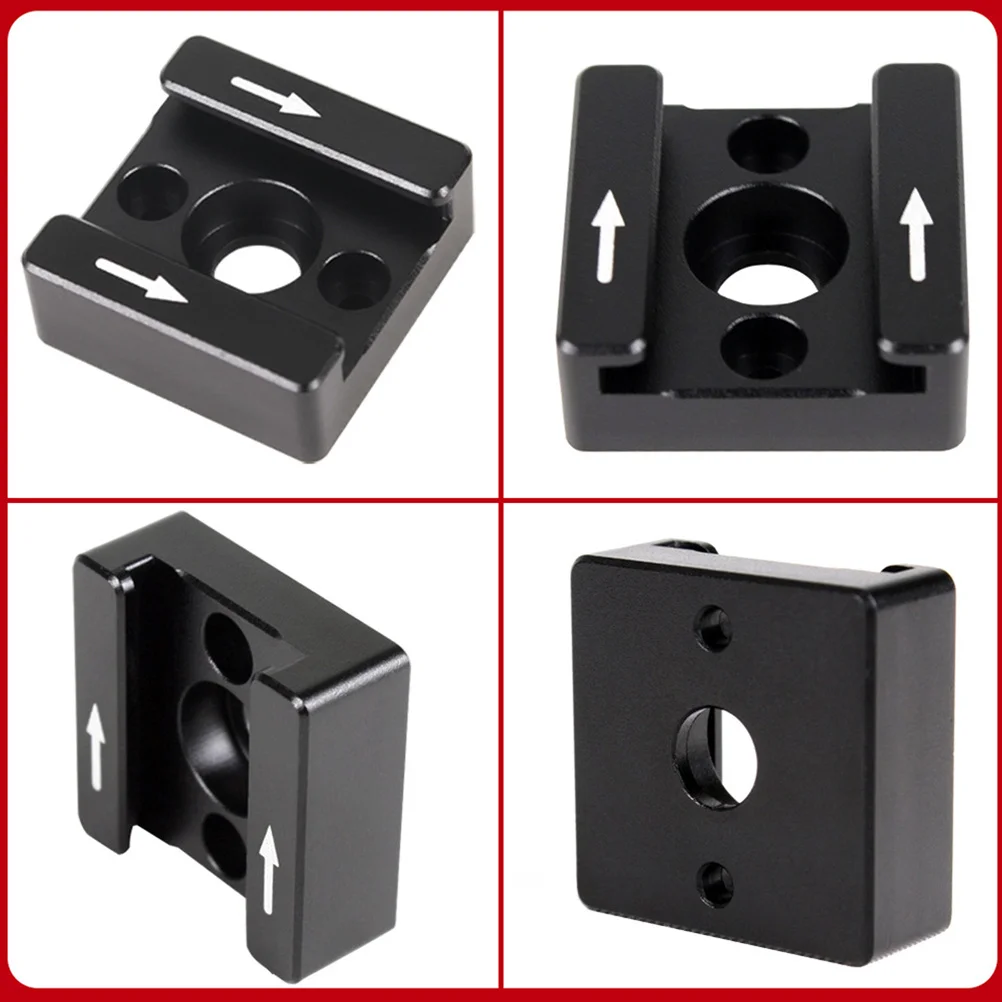 

1 Set Camera Cold Shoe Mount Bracket For Dslr Monitor Led Light Flash Adapter 1/4 Inch M2.5 Thread Compatible With Cage Handle