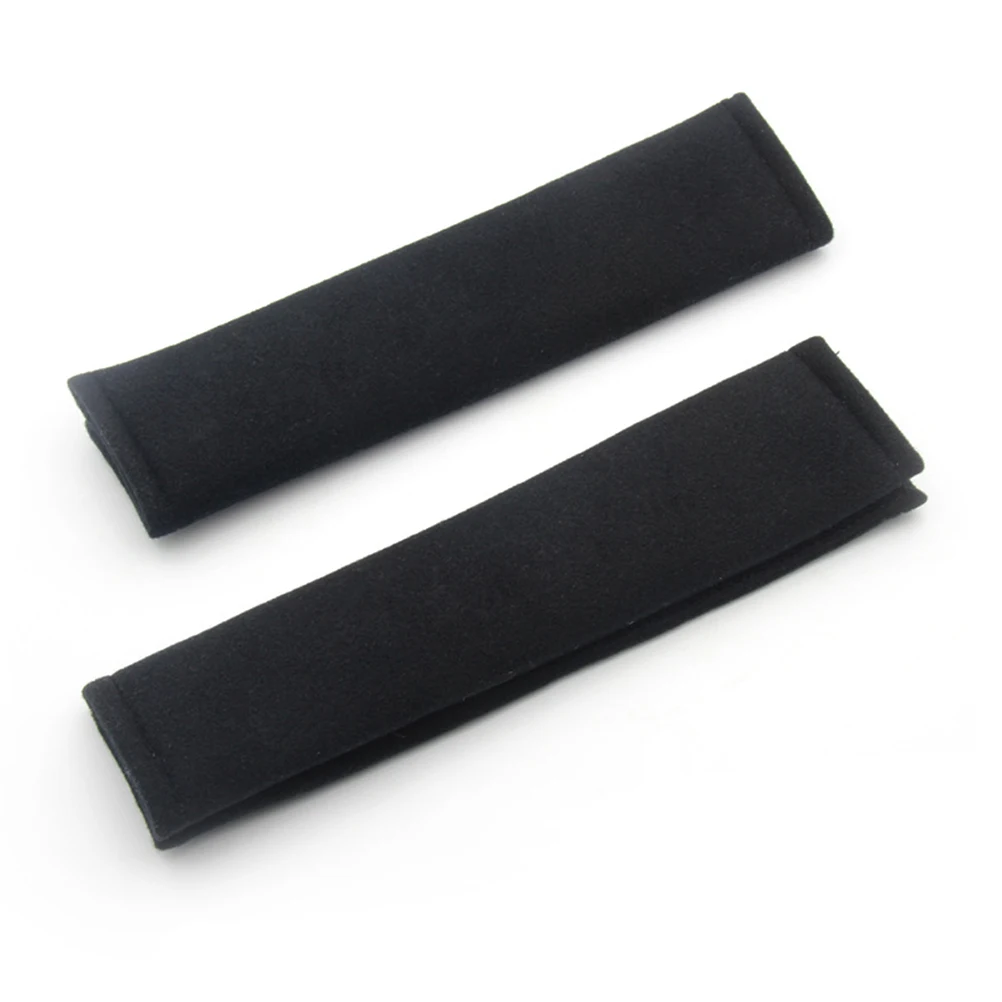 

6 pcs Covers Shoulder Pads Cushion Black Car Belt Protector Gentle Warm SkinFriendly LongDrives Comfortable Soft