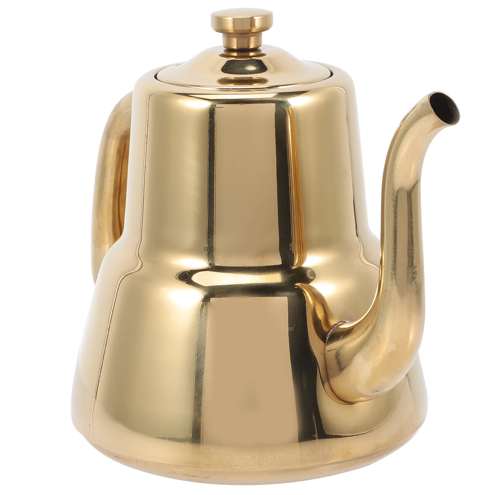 

Stainless Steel Kettle Large Capacity Kitchen Water Teapot Brewer Household Coffee Pot Tea Infuser Ergonomic Suitable Home