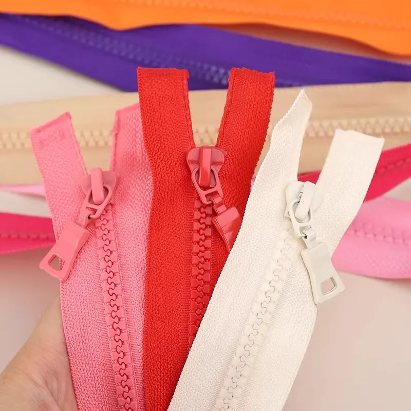 

2/5Pcs 5# Resin Zipper for Sewing 15-25cm Close-End Pocket Zip 30-90cm Open-End Separable Zippers Clothes Zips Repair Kits