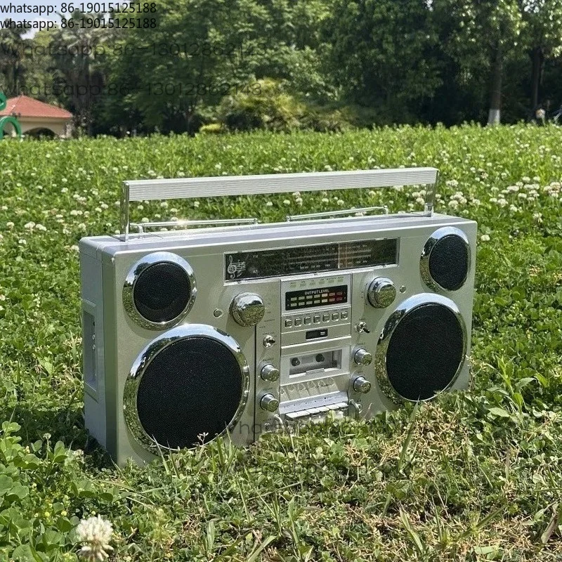 High quality  Vintage Recording Radio, Portable Tape Player, CD Disc, Multi-function, High-Power Bluetooth Speaker