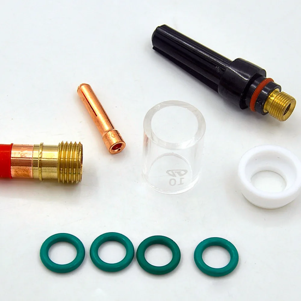 High Quality TIG Torch Consumables For WP17 WP18 WP26 Welding Accessories Electrode Clamp Gas Lens Set Industrial Metal Tool