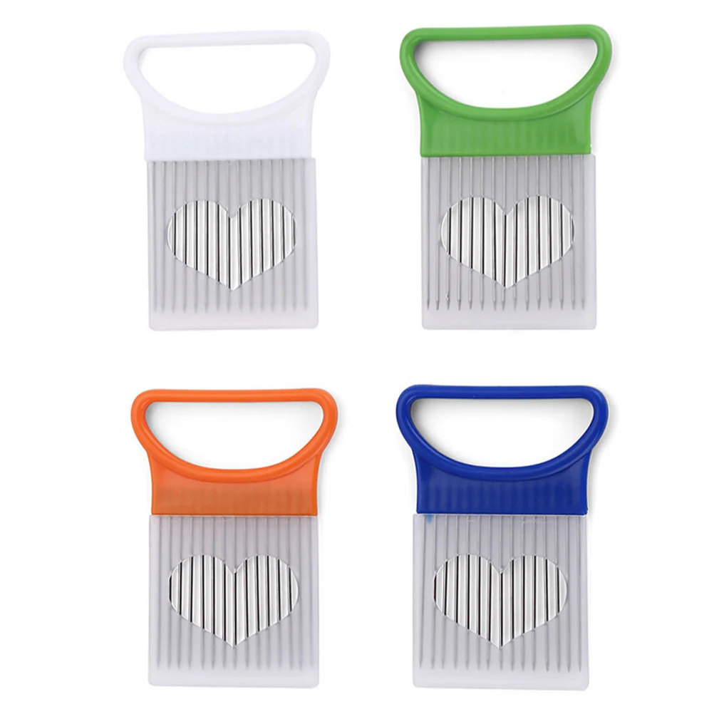 

12-Prong Onion Holder Cutter Vegetable Slicer Plastic Handle Tomato Lemon Potato Fine Slice Guide Onion Holder