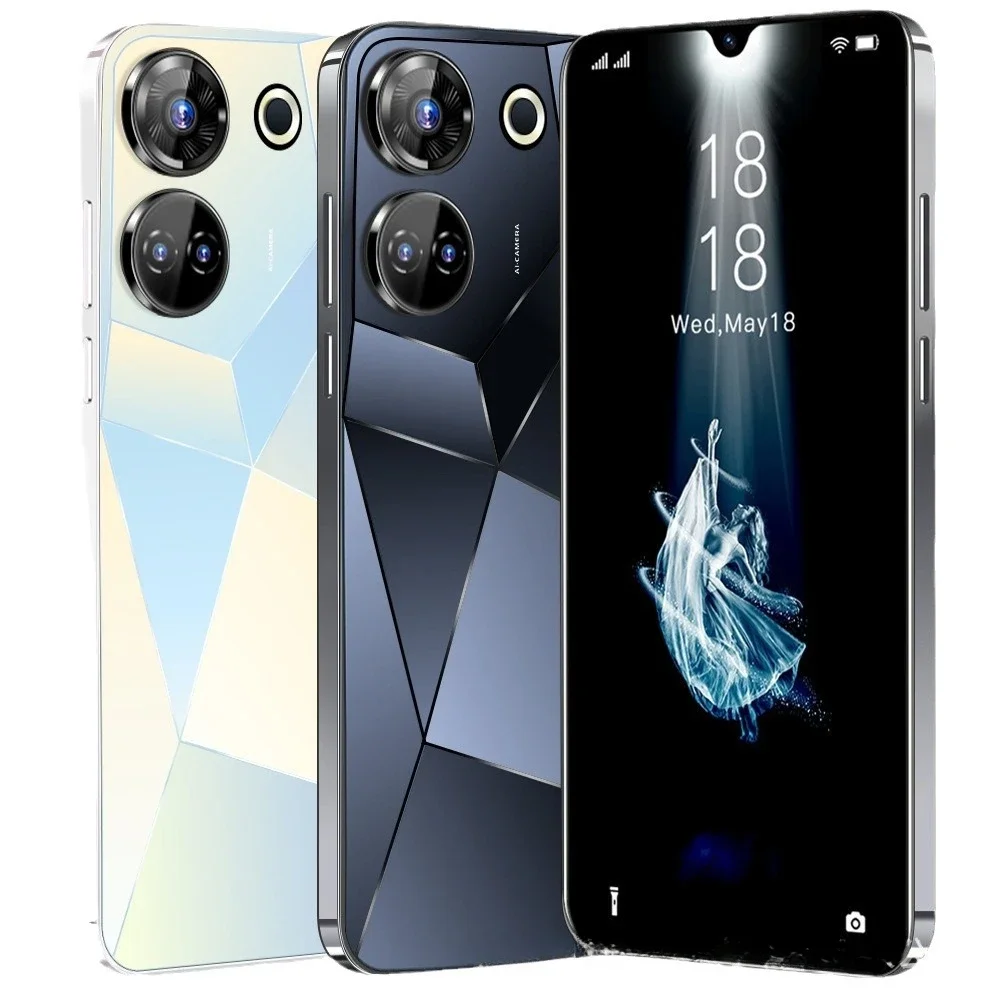 Hot Selling Nieuwe Mobiele Telefoon C20pro Alles-In-Een Groot Scherm Hd Android Versão Global Smartphone Goedkope Draagbare telefoon S22 Ultra