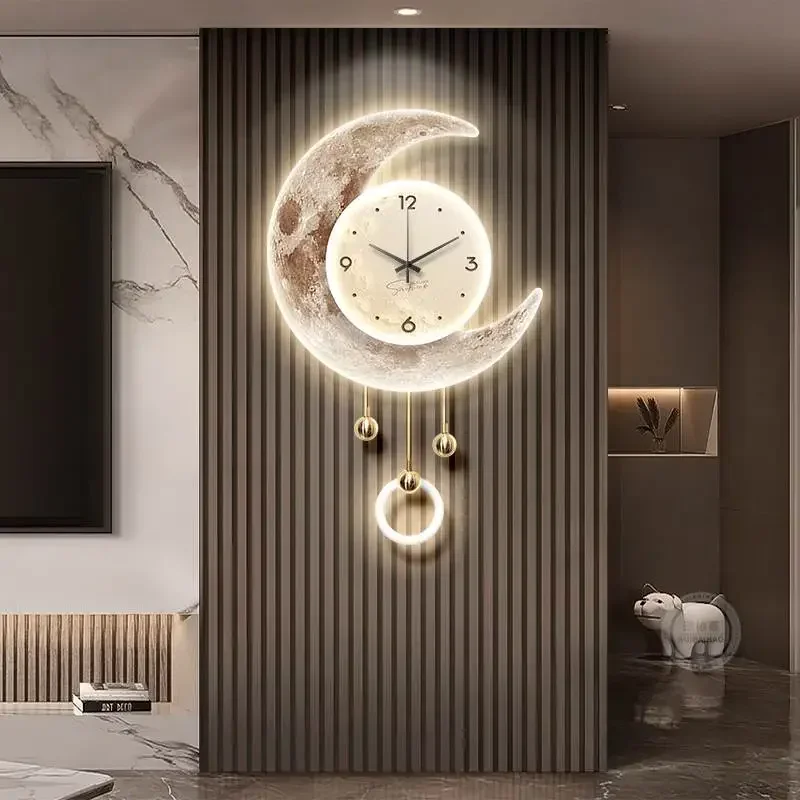 

Modern Wall Clock Silent Non Ticking Quartz Battery Powered Minimalist Decor for Living Room Bedroom Office