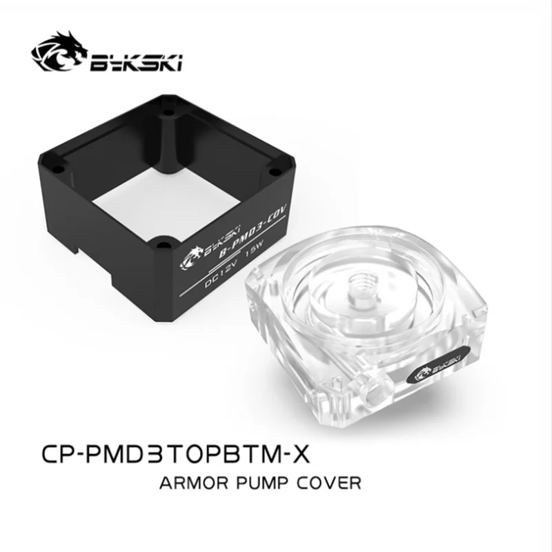 

Bykski Water cooling Acrylic Pump Cover Top,DDC Pump Armor Computer Liquid Cooler System Accessories CP-PMD3TOPBTM-X