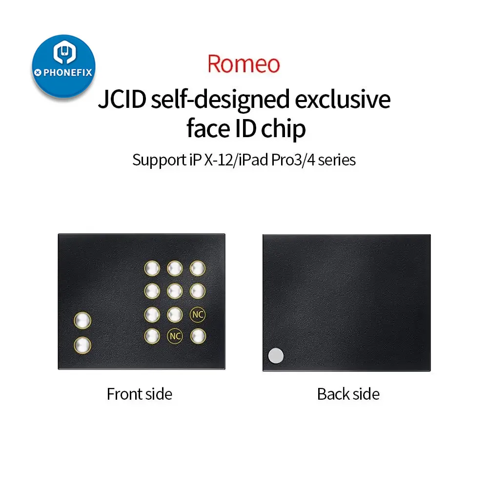 JC Integrated Chip Face ID Repair for iPhone X-12Pro Max iPad Pro 3/4 JC Dot Projector IC No Transfer Required Easy Installation