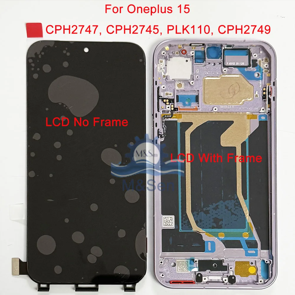 Original Amoled For OnePlus 15 CPH2747 PLK110 LCD Display Screen+