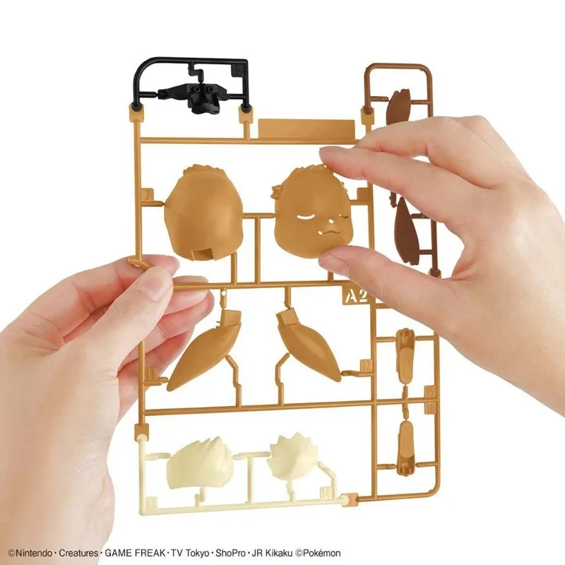 

Bandai оригинальные фигурки покемонов, комплект моделей, быстрая серия Eevee, сборка поза для сна, коллекционные украшения, фигурки, игрушки, подарки