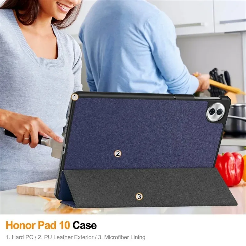 For Huawei Honor Pad 10 12.1 inch 2025 Case Smart Folding Flip Stand With Auto Sleep Funda HEY3-W00/HEY3-W10 12.1" Tablet Cover view 5