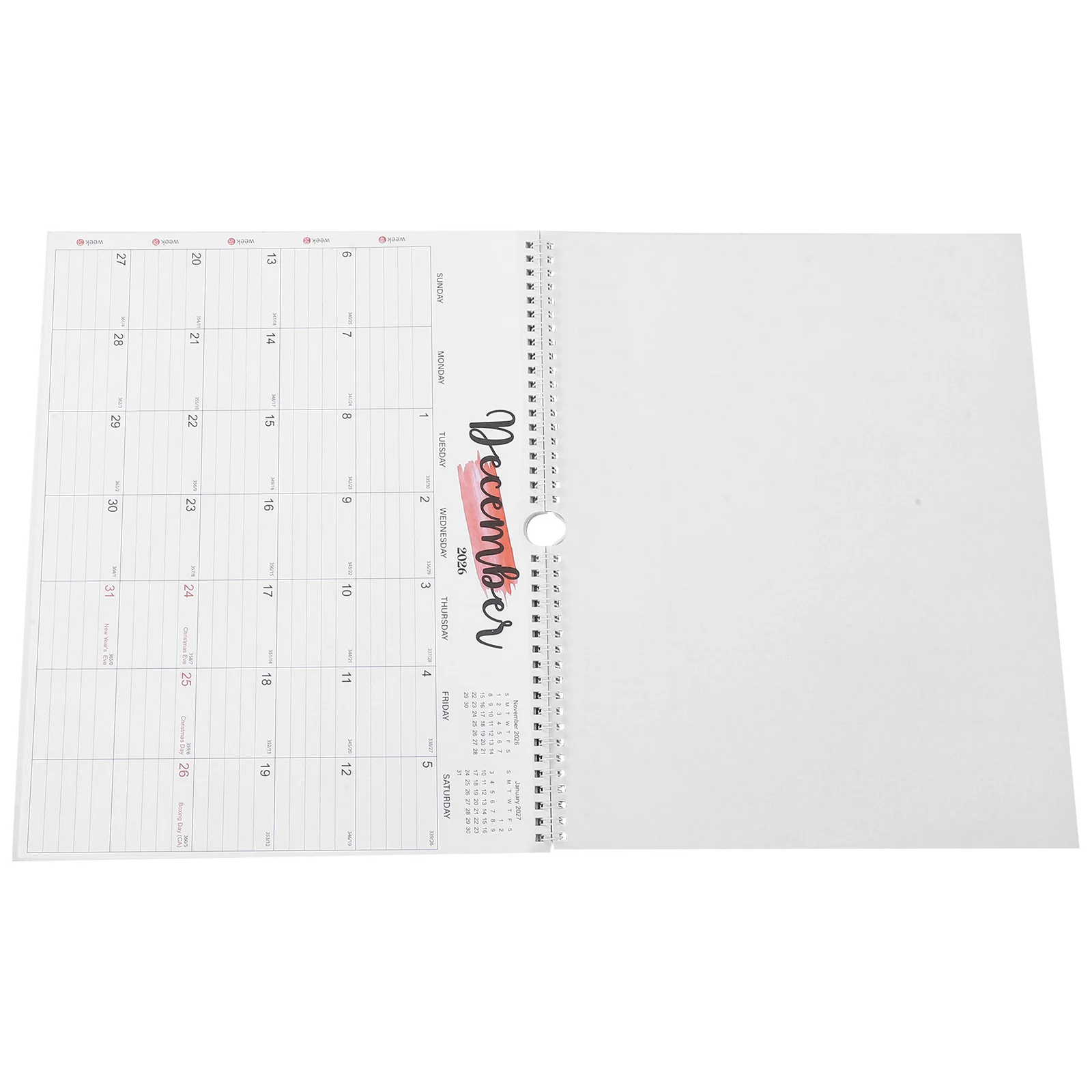 

18-месячный настенный календарь 2026.1-2027.6, большой подвесной ежемесячный планировщик, органайзер для нескольких стран, домашнего офиса