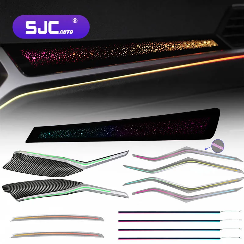 NewSJC Auto 64-Color LHD/RHD Dynamic Ambient Light for BMW 3 Series G20 2020-2022 Models Interior LED Starry Symphony  Lighting