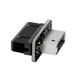 1pcs USB 3.0 20Pin/19P Internal Header to Type E Adapter Connector USB 3.1 20 Pin Converter for Type C Front Panel Motherboard