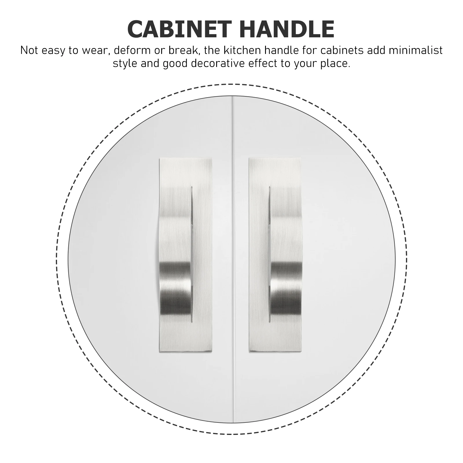 

Zinc Alloy H Modern Door H Door Pulls for Cupboards Unique Hardware 50mm Finish