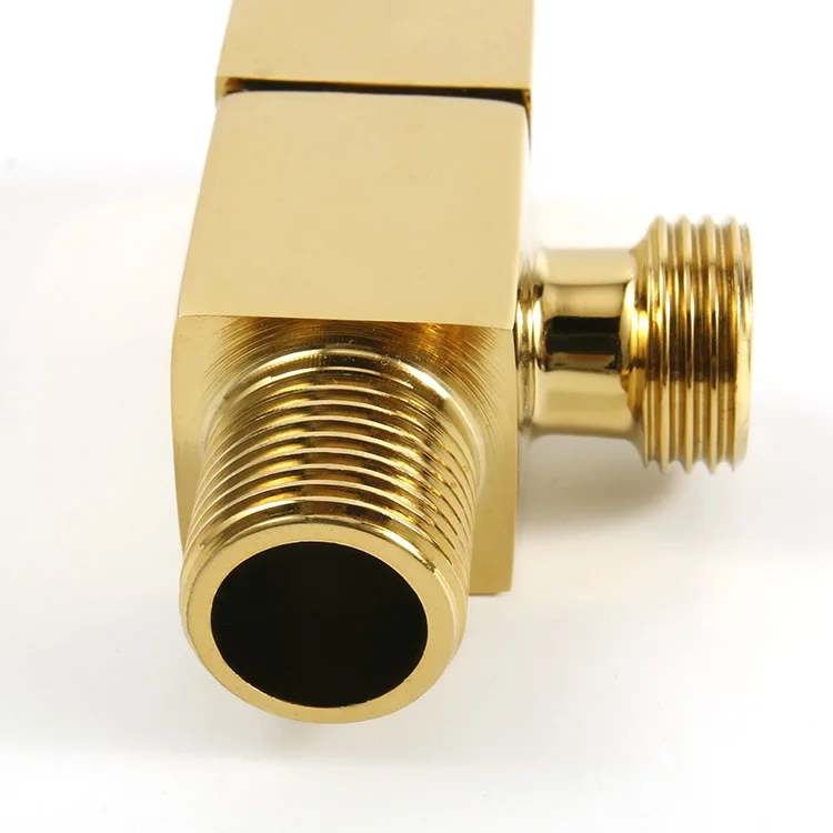 All-copper Triangle Valve, Hot and Cold Faucet Water Heater Toilet Square Thickened Angle Valve