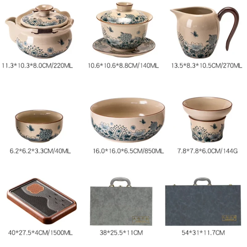 Accessory Mugs Tea Sets Vintage Sifter Camping Full Tea Pot Sets Whisk Kitchenware Conjunto De Xicaras Matcha Accessories