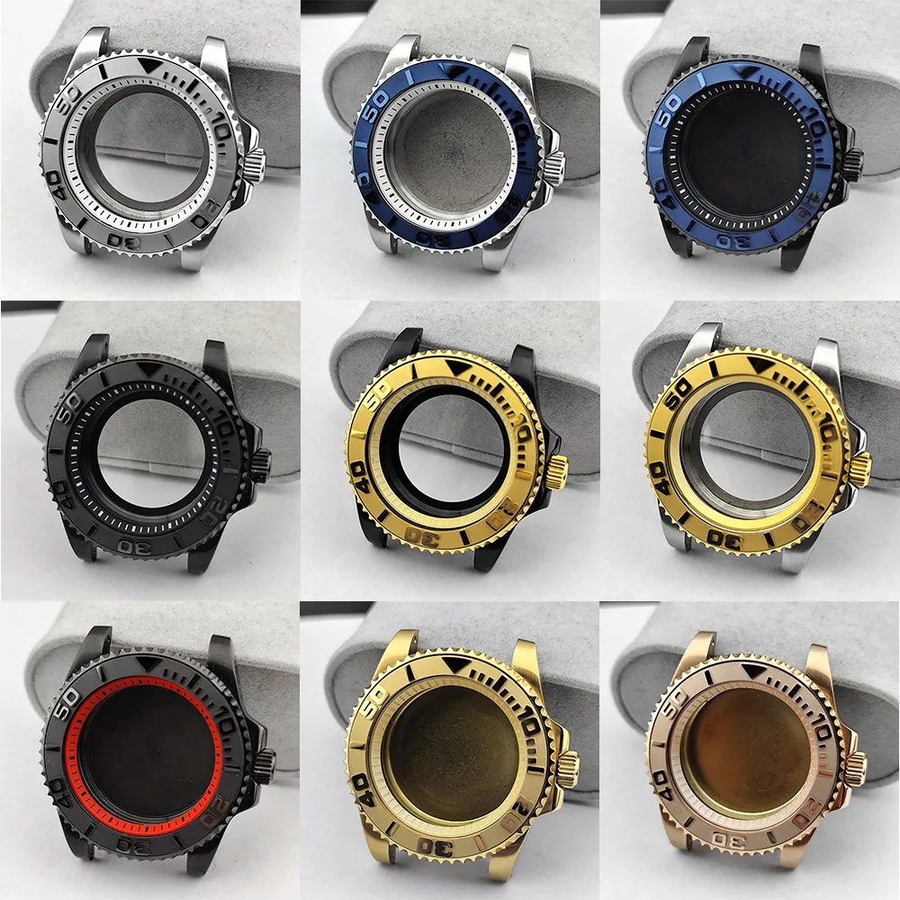39.7MM VK63 Cases Moon Case Watch  Metal Case  VK63 Footprint Case Accessories 20mm Strap