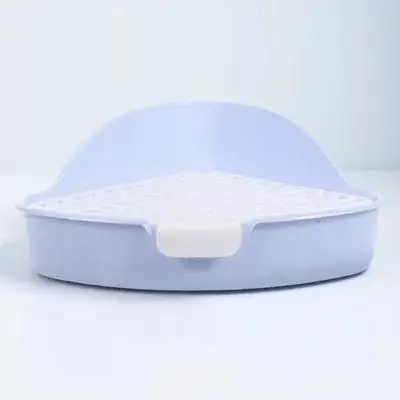 

Pet Toilet For Rabbit Guinea Pig Triangle Potty Corner With High Fence Non-Slip Bottom Training Litter Box Easy Clean