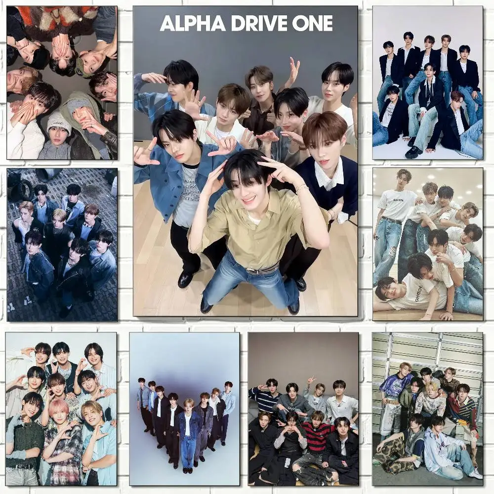 A-ALPHA D-DRIVE O-ONE ALD1 Poster Waterproof Wall Art Sticker For Bar Living Room Vintage Decor High Quality Print Gift