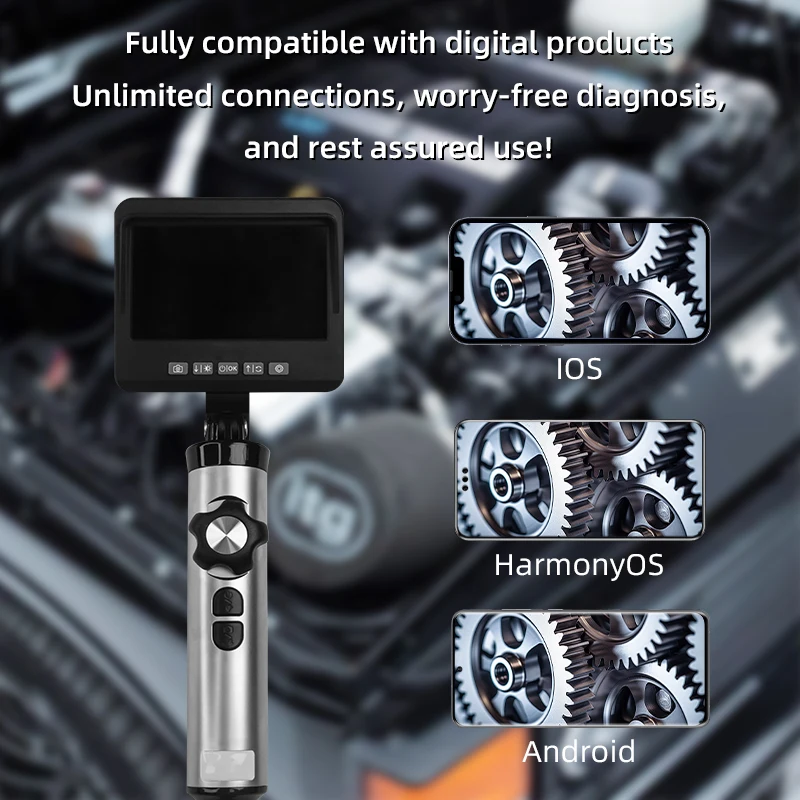 Ultra Clear Industrial Rigid Endoscope Mini Camera Auto Repair Pipe H.264 Video Compression Competitive Endoscopy Device Price