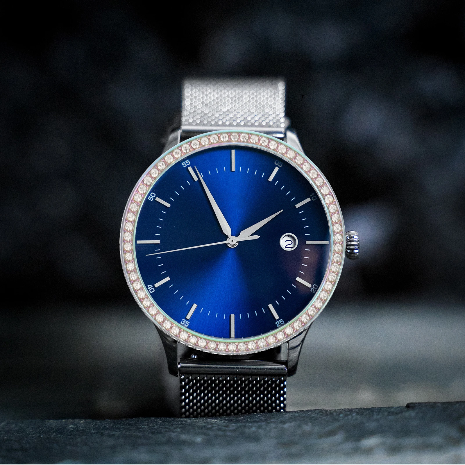

42mm Zinc Alloy Bezel Ring Watch Frame Faceplate Parts Replacement Sparkle Bling Watch Accessories Anti Scratch Drop Protection