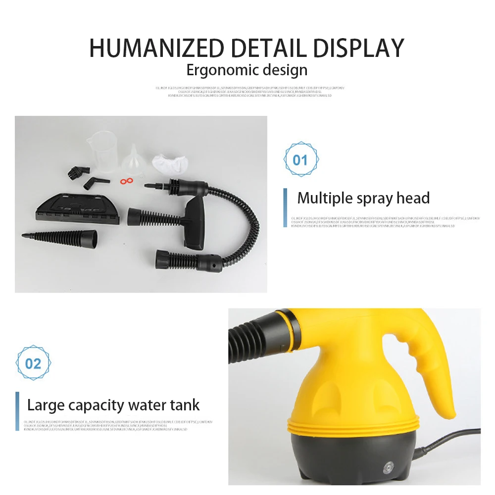 Hand-held household car cleaning tools Hand-held high-temperature steam cleaner Multi-function cleaner